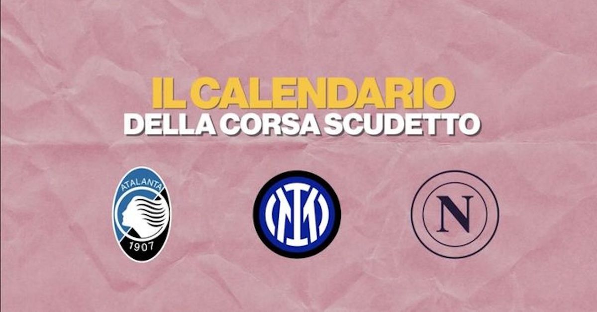 Lotta Scudetto tra Inter, Napoli e Atalanta: calendario a confronto | VIDEO