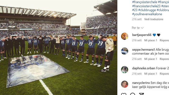 La tragedia di François Sterchele, il fan di Toni che il Brugge deve onorare - immagine 1