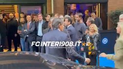 VIDEO FCIN1908 / Film Inter, ecco l’arrivo alla proiezione di Simone Inzaghi