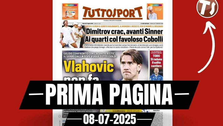Prima pagina Tuttosport: 'Allegri: 'Milan, voglio tutto''