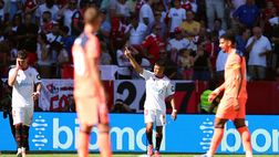 Segna contro il Barça col Siviglia, Sanchez sugli scudi: “Esultanza? L’entusiasmo a volte…”