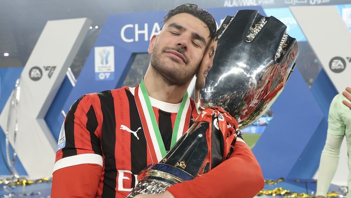 Theo Hernández AC Milan derby Inter-Milan 2-3 Supercoppa Italiana