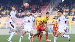Lecce-Torino 2-1: altro blackout e un rigore fallito, Baroni rivede le streghe