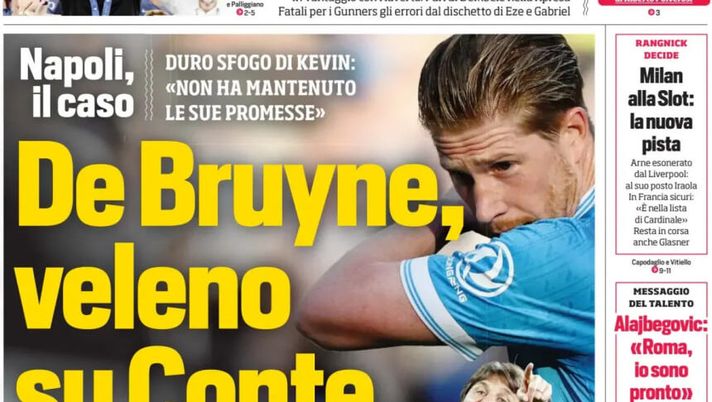 Prime pagine giornali sportivi oggi: il Napoli sui media- immagine 1