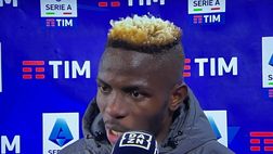 Osimhen: “È stata una grande gara, contava vincere. Classifica marcatori? Spero di vincere”