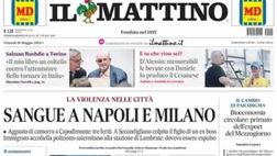 PRIMA PAGINA IL MATTINO OGGI: “De Laurentiis promuove Gasperini”