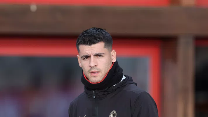 Álvaro Morata AC Milan allenamento Milanello