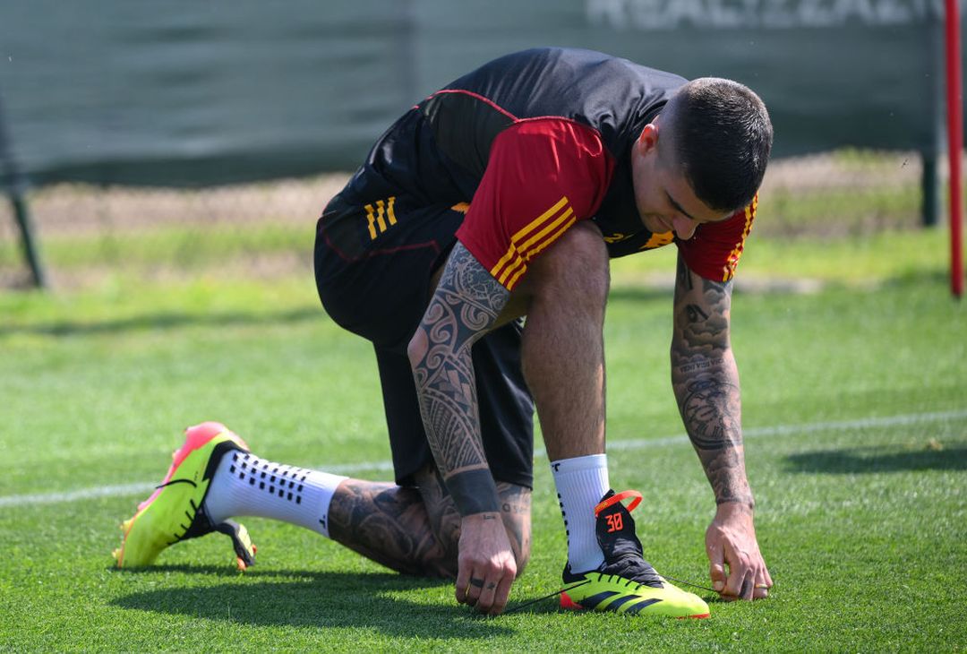 Roma, allenamento tra palestra e campo a Monzello: Dybala c’è – FOTO GALLERY - immagine 33