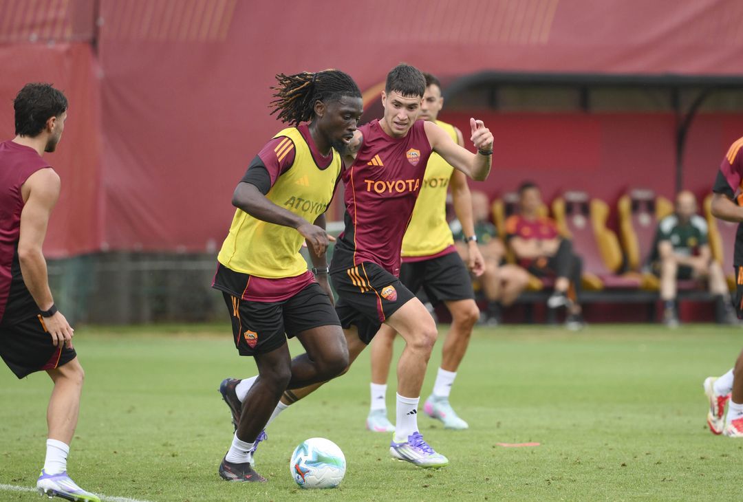 Raduno Roma, le immagini dei primi test fisici a Trigoria- FOTO GALLERY - immagine 9