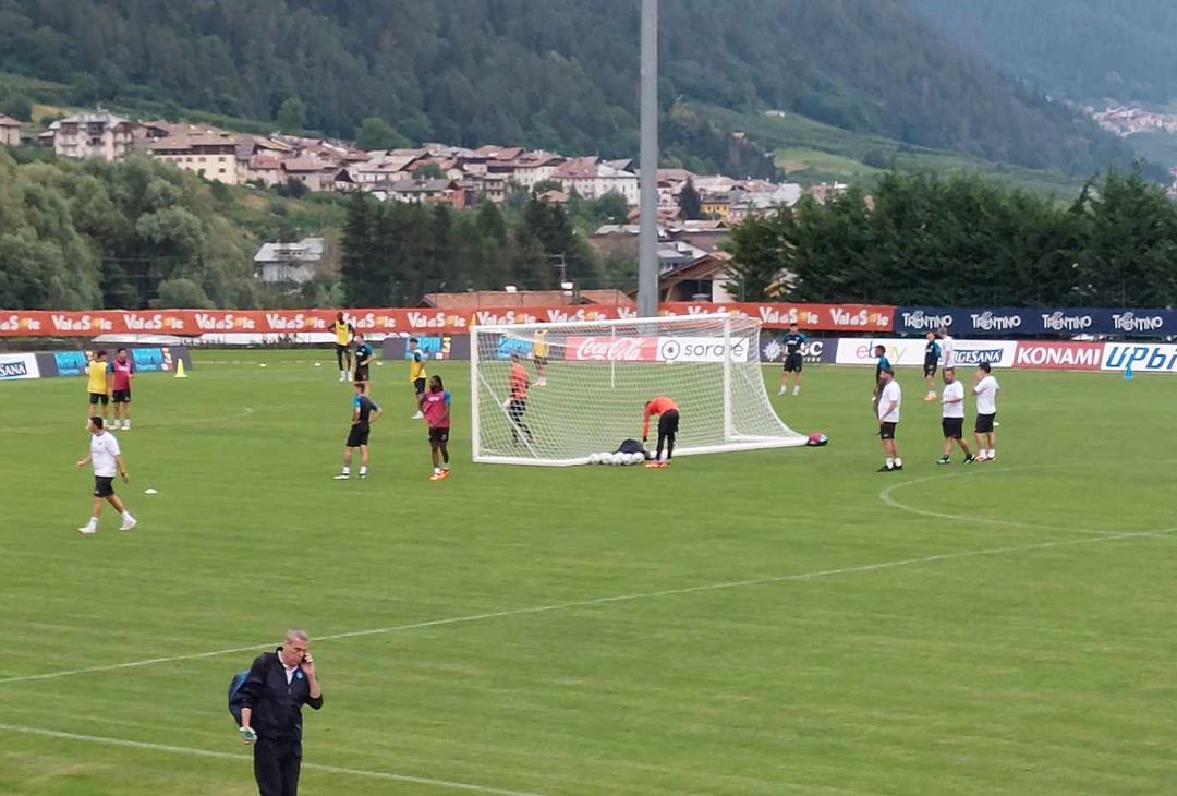 Partitella in famiglia a campo ridotto agli ordini di Garcia