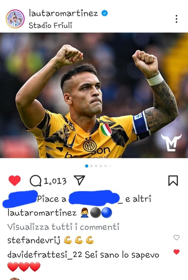 Lautaro Martinez si sblocca, Frattesi cita Zalone: “Sei sano, lo sapevo”- immagine 3