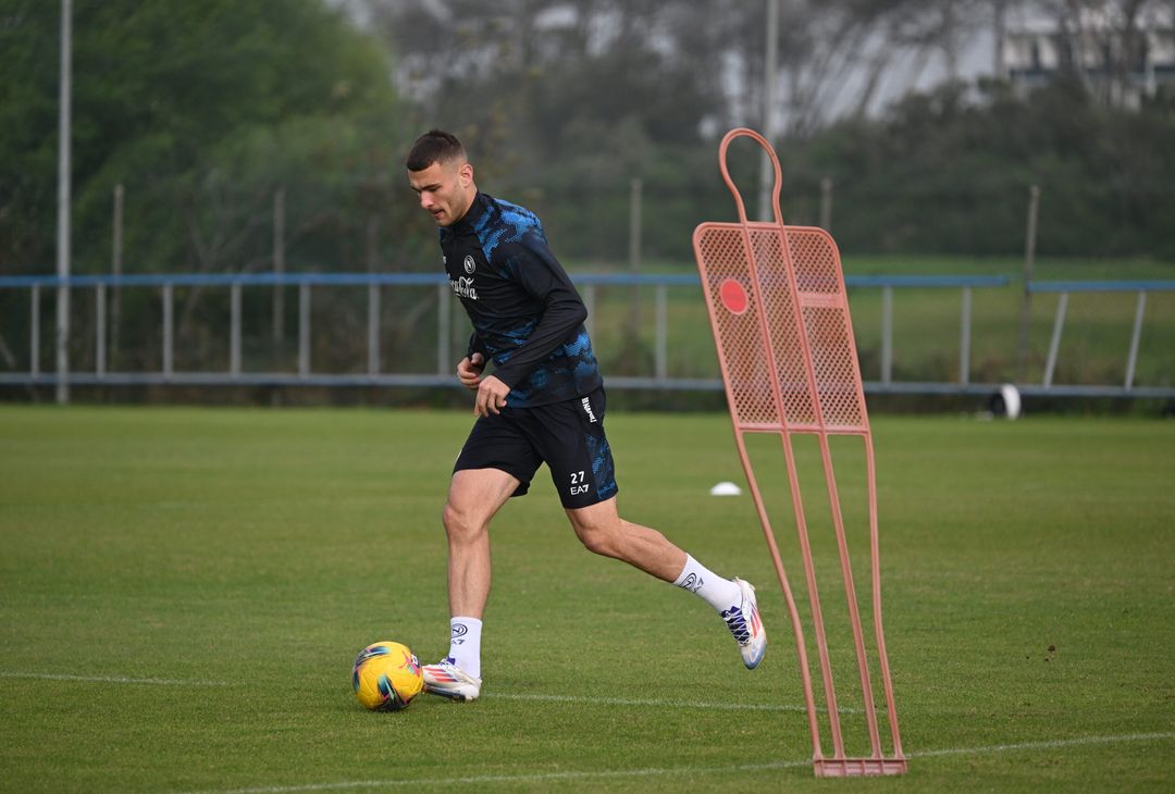 Gli azzurri preparano il match contro la Roma, in programma domenica alle ore 18