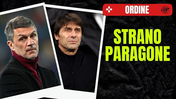 Antonio Conte e Paolo Maldini AC Milan