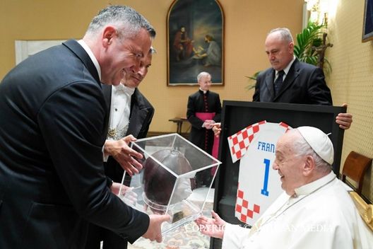 Europei, Papa Francesco riceve la Croazia: “Siate un buon esempio per i giovani”- immagine 9