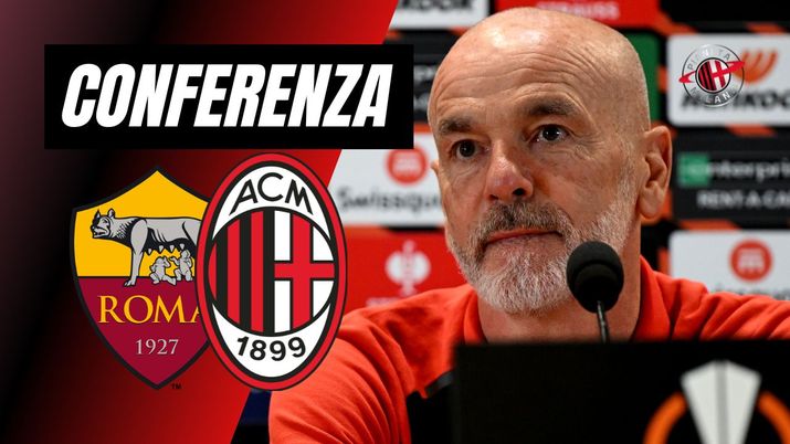 Conferenza stampa Stefano Pioli AC Milan Roma-Milan Europa League 2023-2024