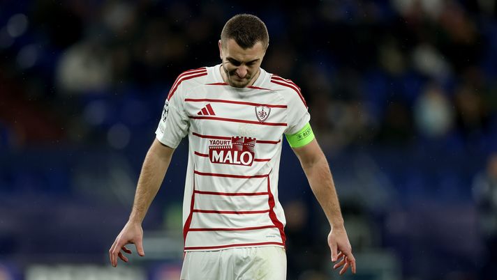 GELSENKIRCHEN, GERMANY - JANUARY 22: Brendan Chardonnet of Brest is seen during the UEFA Champions League 2024/25 League Phase MD7 match between FC Shakhtar Donetsk and Stade Brestois 29 at Arena AufSchalke on January 22, 2025 in Gelsenkirchen, Germany. (Photo by Lars Baron/Getty Images) Brest-Monaco live: streaming gratis e diretta TV del match di Ligue 1 - immagine 1