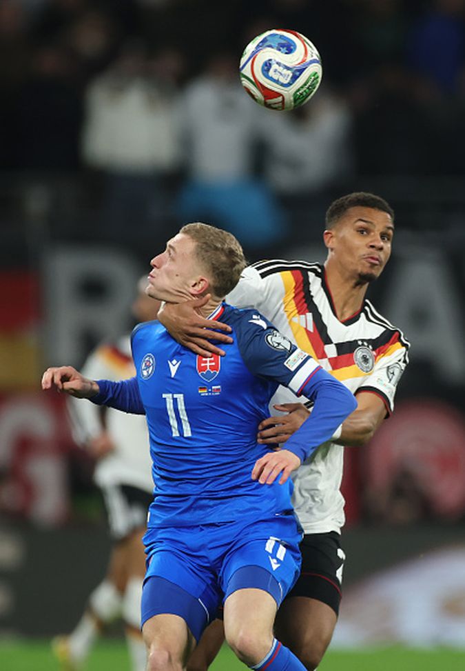 LEIPZIG, GERMANY - NOVEMBER 17: Malick Thiaw lo scorso 17 novembre in Germania-Slovacchia (Photo by Alex Grimm/Getty Images) Thiaw dal Milan al Newcastle: 'Avevo bisogno di novità'