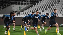 Terzo giorno di lavoro per il Napoli a Riyadh, le condizioni di Demme e Olivera