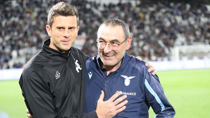 Sarri e Thiago Motta