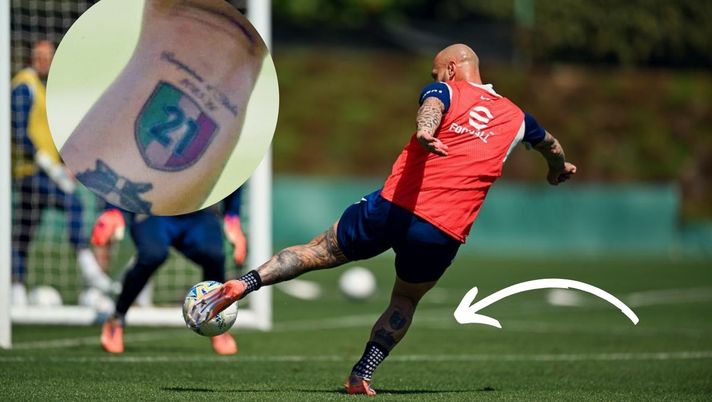 Inter: Scudetto numero 21, Dimarco se lo è già tatuato sulla pelle - immagine 1