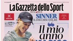 PRIMA PAGINA GAZZETTA DELLO SPORT OGGI: “L’Italia fa il bis”