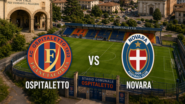 Ospitaletto-Novara: diretta live e streaming gratis - immagine 1