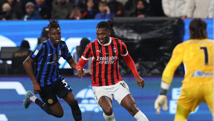 Rafael Leao derby Inter-Milan 2-3 Supercoppa italiana 2025