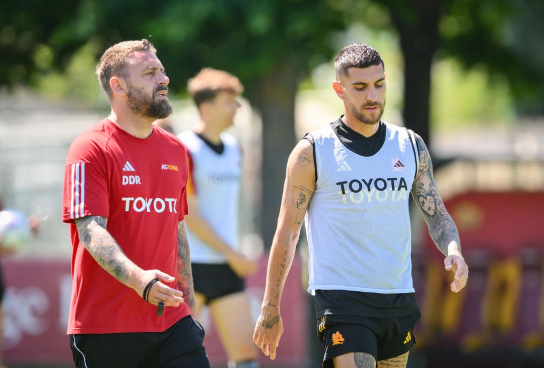 Roma, la seduta a Trigoria con la testa all’Empoli – FOTO GALLERY- immagine 1