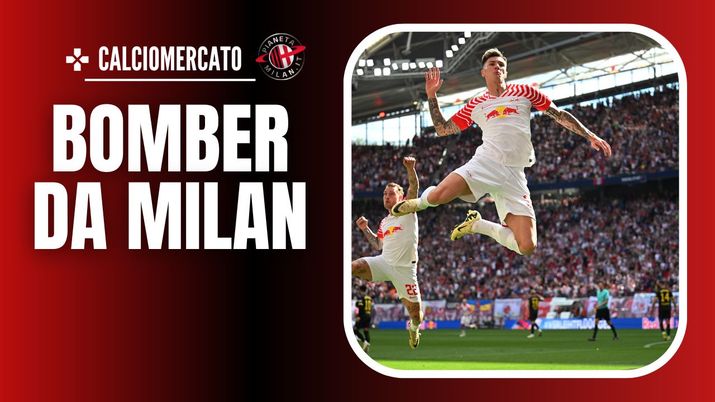 Benjamin Sesko (attaccante RB Lipsia) resta un obiettivo di calciomercato del Milan | AC Milan News (Getty Images) Benjamin Sesko RB Lipsia Calciomercato AC Milan