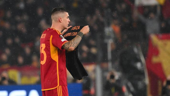 Roma, la dedica di Mancini dopo il gol al Milan per Mattia Giani - immagine 1