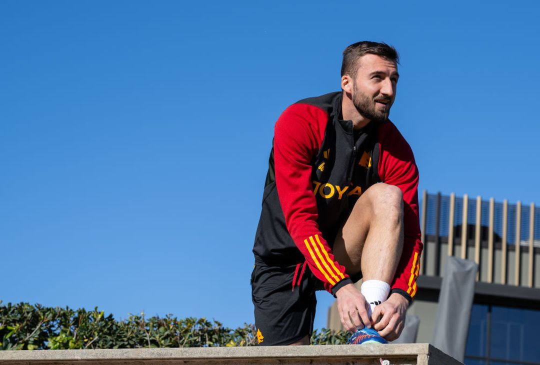 Trigoria, l’allenamento alla vigilia di Bologna-Roma – FOTO GALLERY - immagine 9