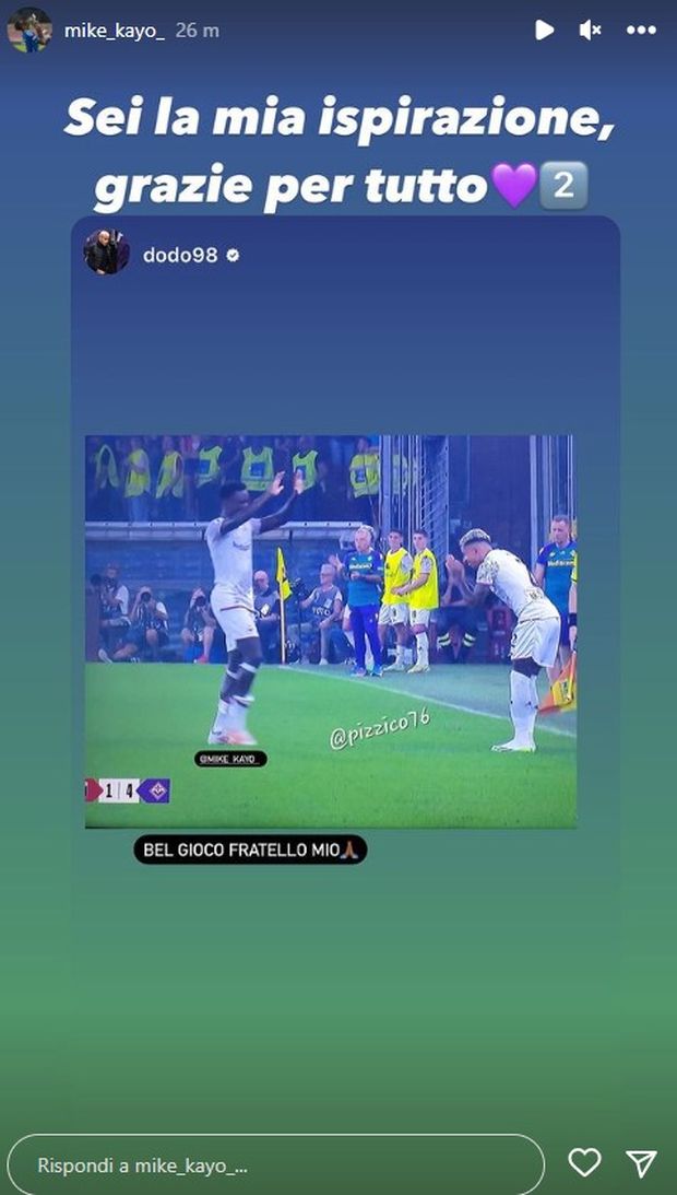 Kayode, siparietto social con Dodo: “Sei la mia ispirazione” (FOTO)- immagine 2