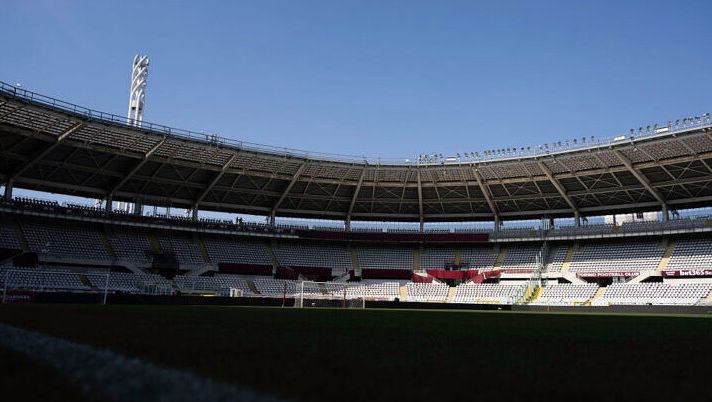 TURIN, ITALY - MAY 24: General view of Stadio Olimpico Grande Torino during the Serie A match between Torino FC and Juventus FC at Stadio Olimpico Grande Torino on May 24, 2026 in Turin, Italy. (Photo by Stefano Guidi - Torino FC/Torino FC 1906 via Getty Images) Torino-Juve, slitta l’inizio della partita: ecco quando comincerà, arriva il comunicato - immagine 1