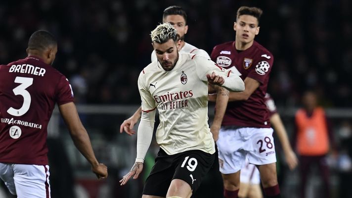 Theo Hernández AC Milan Torino-Milan 0-0 Serie A 2021-2022