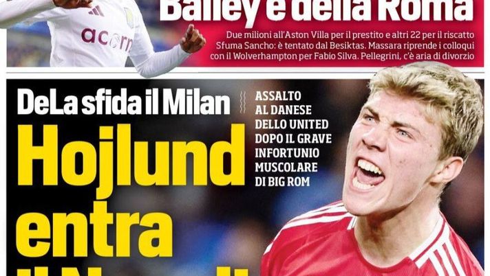 Il Napoli sui media: le prime pagine dei quotidiani di oggi - immagine 1