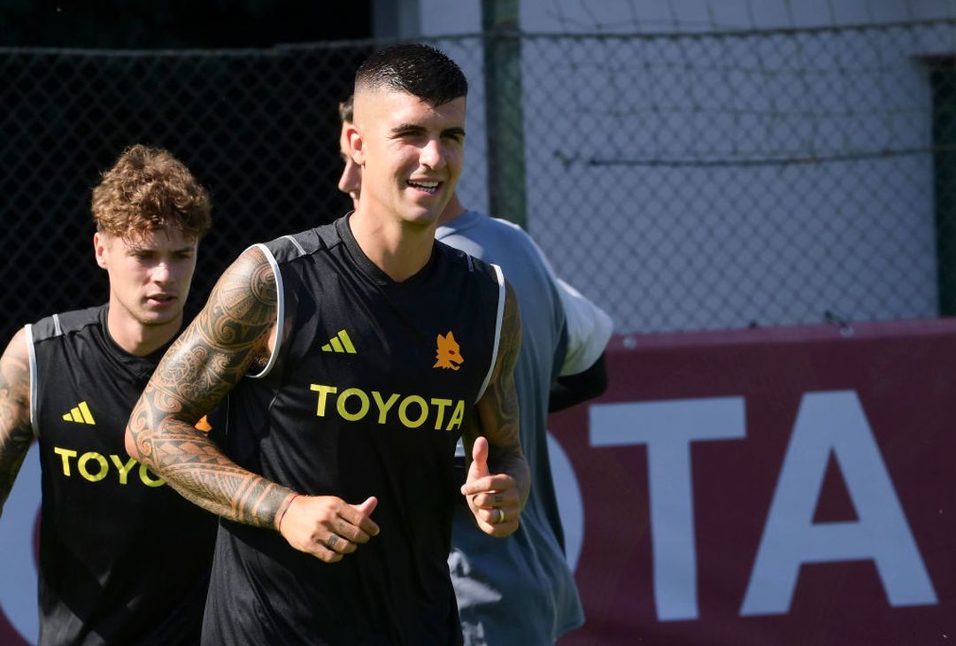Roma, secondo giorno di ritiro. L’allenamento a Trigoria – FOTO GALLERY - immagine 25