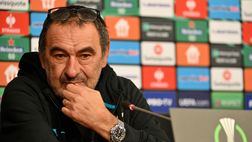 Lazio, Sarri: “Poche possibilità di battere Atletico e Inter, organici nettamente superiori”