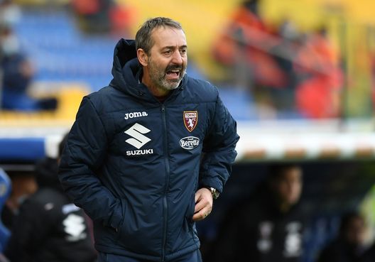 PARMA, ITALY - JANUARY 03: Marco Giampaolo, head coach of Torino reacts during the Serie A match between Parma Calcio and Torino FC at Stadio Ennio Tardini on January 03, 2021 in Parma, Italy. Sporting stadiums around Italy remain under strict restrictions due to the Coronavirus Pandemic as Government social distancing laws prohibit fans inside venues resulting in games being played behind closed doors. (Photo by Alessandro Sabattini/Getty Images)