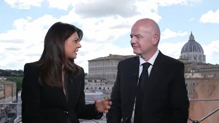 Infantino: “A settembre partita in onore del Papa. Diceva che il calcio è scuola di vita” - immagine 1