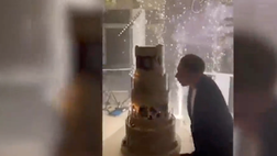 VIDEO / Cristian Totti festeggia il compleanno con Ilary: Francesco c’è solo in foto