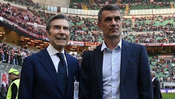 Ariedo Braida e Paolo Maldini (ex dirigenti AC Milan) Braida Maldini AC Milan