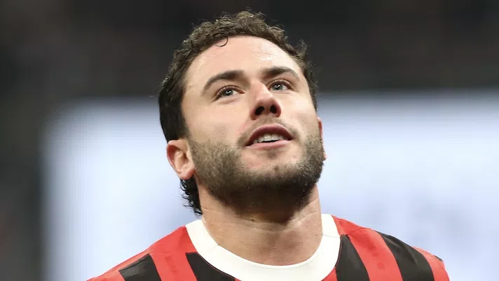 esultanza gol Davide Calabria AC Milan Milan-Sassuolo 6-1 Coppa Italia 2024-2025