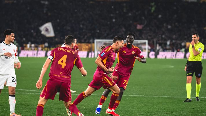 La Roma gioca, il Milan segna. Pellegrini su rigore firma l’1-1 - immagine 1