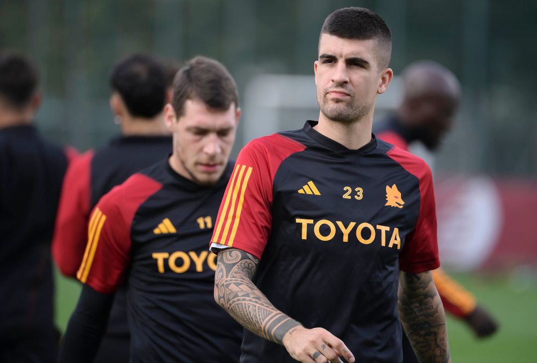 Roma, seduta con vista sul Lecce: in gruppo Dybala e Renato Sanches – FOTO GALLERY - immagine 20