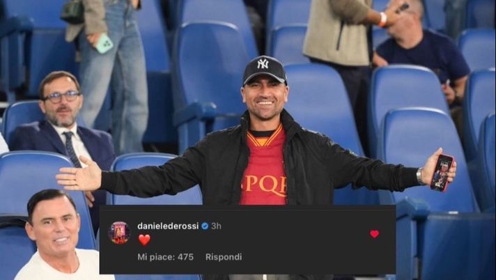 Roma-Servette, Pizarro tifoso speciale. Il club lo elogia, De Rossi commenta col cuore - immagine 1