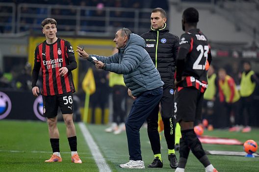 allo Stadio Giuseppe Meazza, il 29 novembre 2025 a Milano, Italia.(Foto di Marco Rosi – SS Lazio/Getty Images) Lazio-Milan, Sarri: 'La Coppa Italia non è una rivalsa'