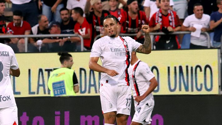 Noah Okafor AC Milan Cagliari-Milan 1-3 Serie A 2023-2024