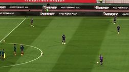 VIDEO VN – Fiorentina in campo per il riscaldamento. Si lavora col pallone