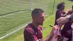 VIDEO – Il derby? E Biraghi risponde stizzito a un piccolo tifoso del Toro