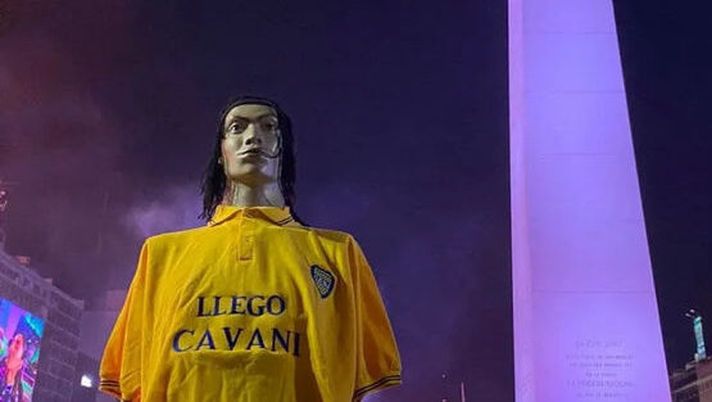 Boca-Cavani ed è subito derby, sfottò tifosa River: “La vera presentazione…” - immagine 1